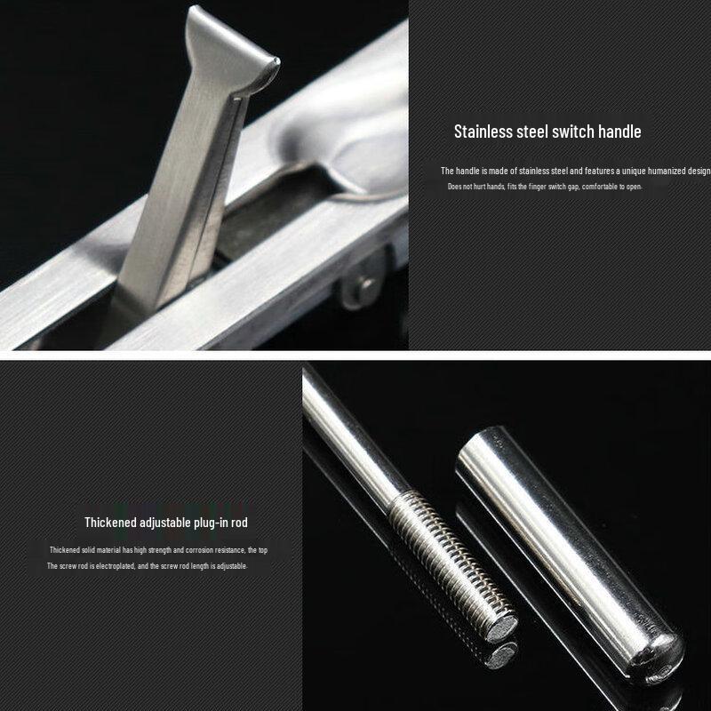 12-inch 304 Stainless Steel Door Bolt