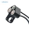 LMoDri переключатель для мотоцикла 7/8 "переключатели для крепления на руль 12 В вкл. выкл. свет противотуманный переключатель тормоза 3 кнопки в 1 алюминиевый сплав с