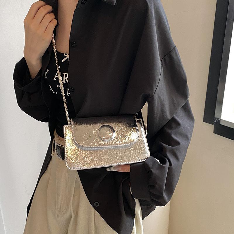 Fashionable Crossbody Small Square Bag Women's Bag New Summer Style Simple Shoulder Bag Popular Small Bag Women's Bag