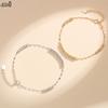 EFFIE QUEEN Элегантный браслет-цепочка с шариками из стерлингового серебра 925 пробы, бусины 3 мм, аксессуар для помолвки APB11