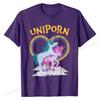 Unicorn T-Shirt Funny Quotes Humor Sayings Unicorns Gift Cotton Men T Shirts Unique Tops & Tees Fitted Casual