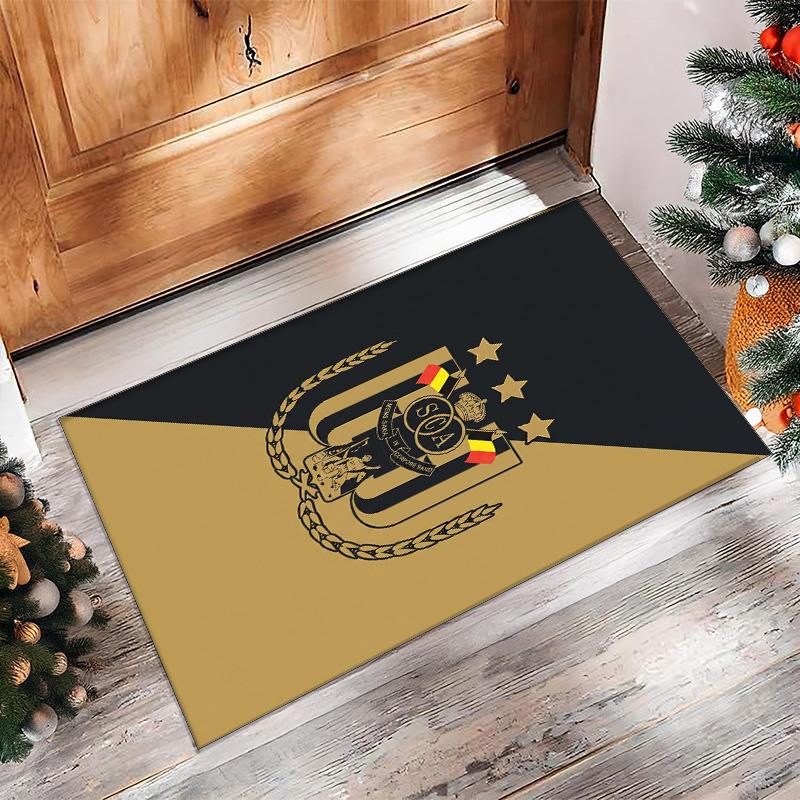 Anderlecht FC Soccer Football Pattern Soft Area Rug Non Slip Indoor Floor Carpet Sports Decor Mat for Bedroom