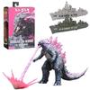 Фигурка Годзиллы Модель Подвижная Экшн-фигурка 17см Монстр Крутая Модель Сувенир Детская Декорация Игрушка Пластиковая Модель (розовый)