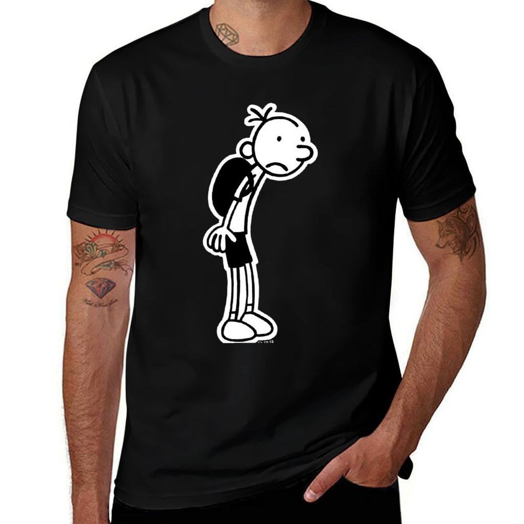 Из Kid Wimpy рубашка A для футболки хлопок т Дневник Дизайн мужская футболка мужчина