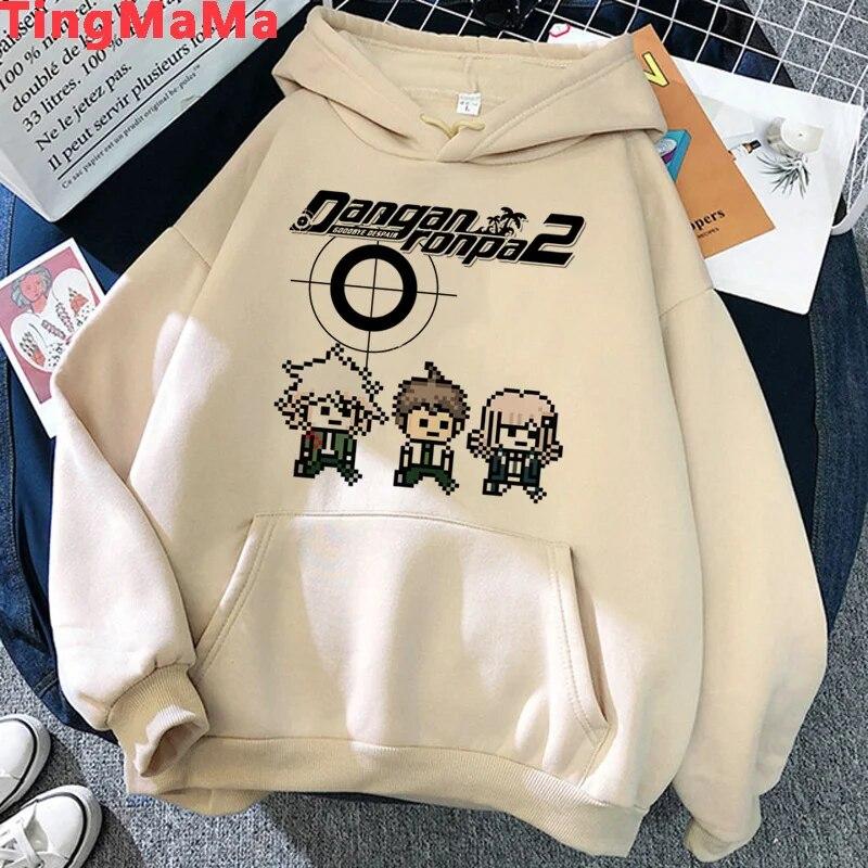 Danganronpa Nagito Komaeda Ouma Kokichi Hoodies Unisex Ulzzang Oversized Grunge Korea Unisex Clothing Hoody Ulzzang Printed Unisex Hoodie