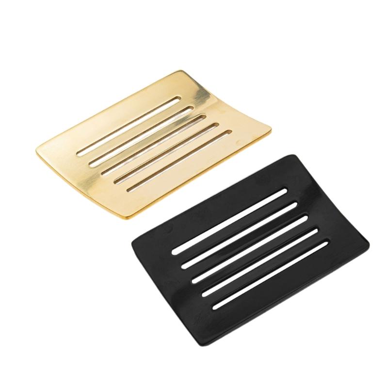 Self Draining Soap Dish Steel Bar Rack Soap Tray Holder Soap Container