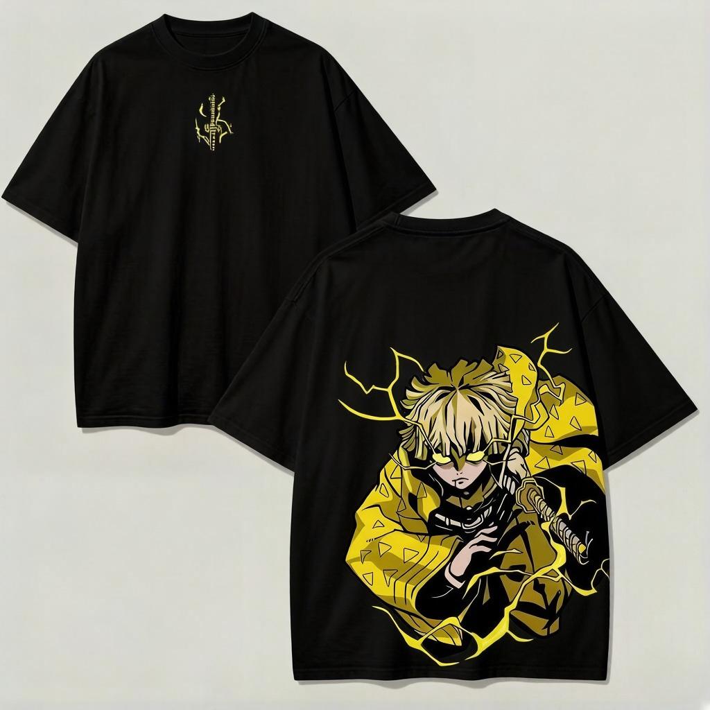 A Tshirt Featuring Agusha Masanosuke The Protagonist of The Japanese Anime Demon Slayers Ginza 21st Century Style Cotton Top