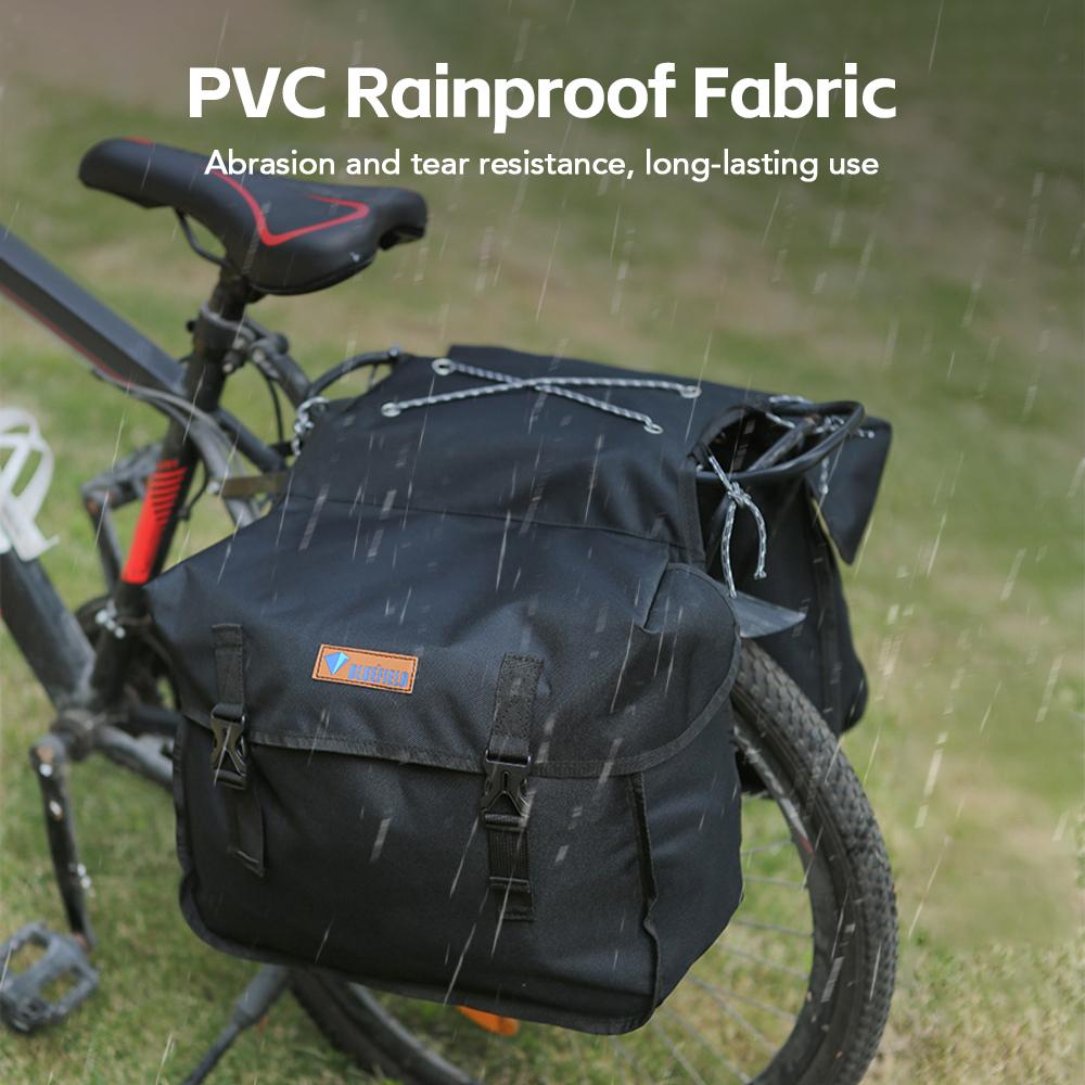 Bike Saddle Bag  Waterproof and Large Capacity Outdoor Cycle Luggage Pack  Bike Storage Bag  Bike Accessories Bag