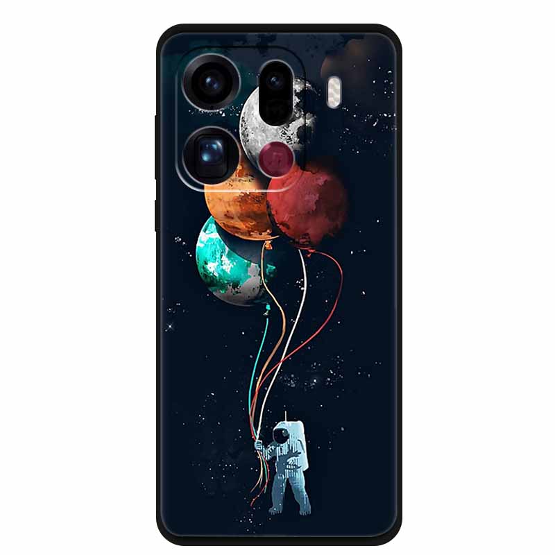 Роскошный чехол для OPPO Find X9 Pro 5G Мягкий силиконовый Защитный Ударопрочный Задняя крышка телефона для OPPO Find X9 Pro 6.78" ТПУ оболочки