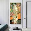 Famous Painting The Dancer By Gustav Klimt Canvas Painting Posters and Prints Nude Woman Wall Art Pictures for Living Room No Frame