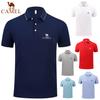 Embroidery Summer New Polo Shirt High Quality Cotton Men's Short Sleeve Breathable Top Business Casual Polo-shirt for Men