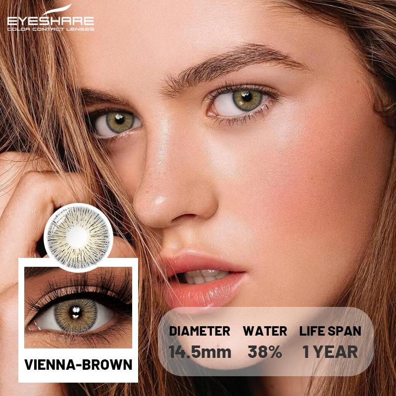 1 Pair Colored Contact Lenses Natural Look Gray Eye Lenses Brown Contacts Blue Lenses Green Eye Contacts Color Eye Lens