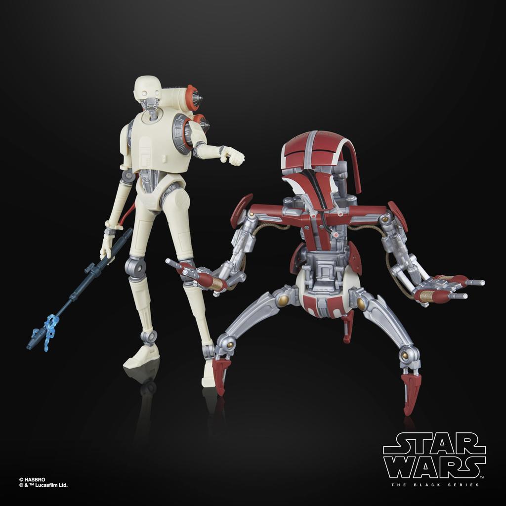 [Эксклюзив Amazon.co.jp] Hasbro Звездные Войны Черная Серия KX Security Droid Enforcer & Droideka, Звездные Войны Джедаи: Survivor Gaming Greats Коллекция 15 см А