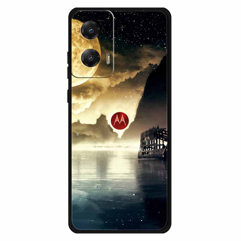 Мягкие силиконовые чехлы для телефона Для Moto G Stylus 5G 2024 Чехол Цветок Крутой Печатный Корпус Для Motorola MOTO G Stylus 5G 2023 Чехлы Кошка