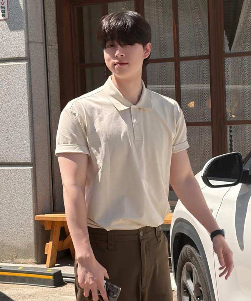 MINDBRIDGE [Cool] Pique Daily Collared T-Shirt - 5 Colors