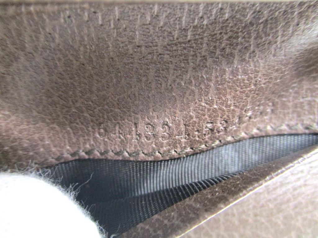 Authentic GUCCI Beige Leather Ophidia GG Trifold Wallet Compact Wallet #a470  Refurbished