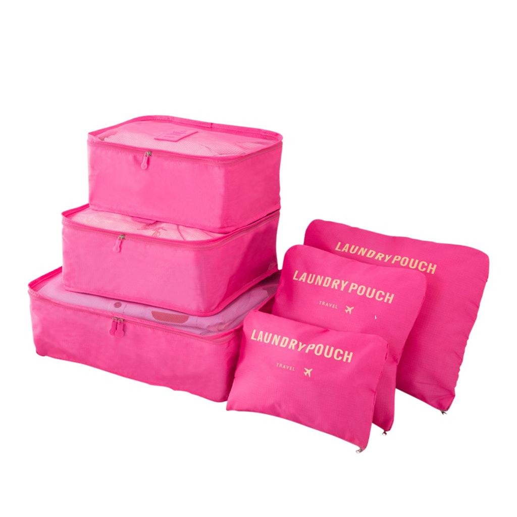 Travel Six-piece Storage Bag Set Travel Suitcase Storage Bag Clothing Packing Bag Storage Bag