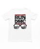 Очки Run DMC Мужская футболка Музыка Классический Хип-хоп Рэп Группа Band Tee Новая Белая Унисекс Футболка