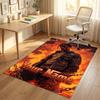 Personalized Crystal Velvet Carpet,Travis Scott Custom Printed Name, Plush Area Rug For Home Indoor Decor