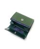 Кошелек Max Coin из коровьей кожи зеленого цвета [Takeokikuchi] № 728617