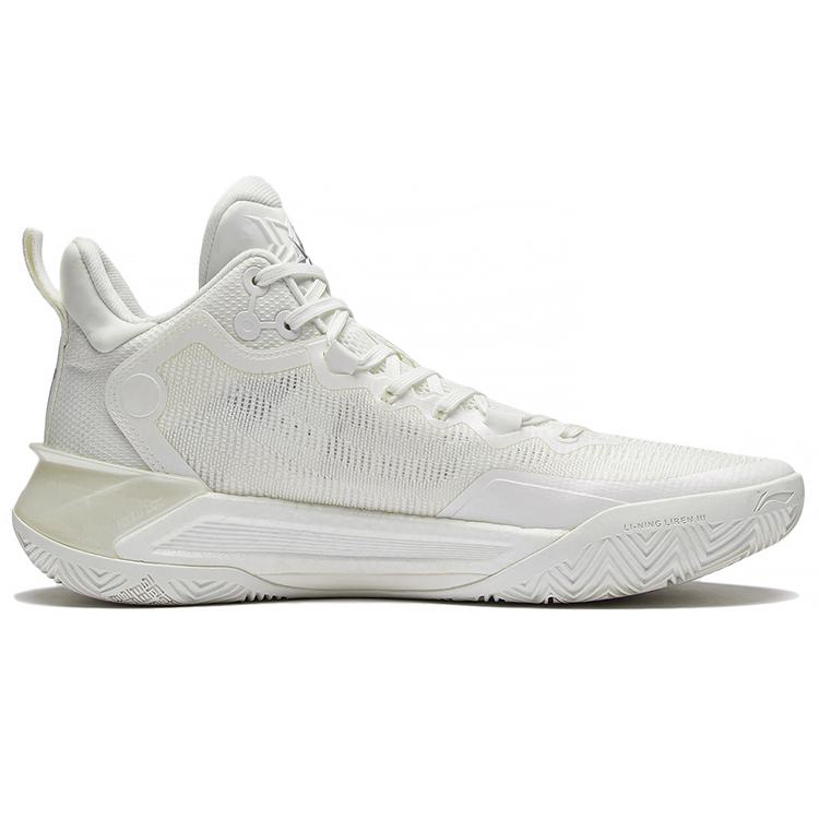 Li Ning Liren 3 Белый Жемчуг Текстиль, Синтетическая Кожа, ТПУ ABAS089-1