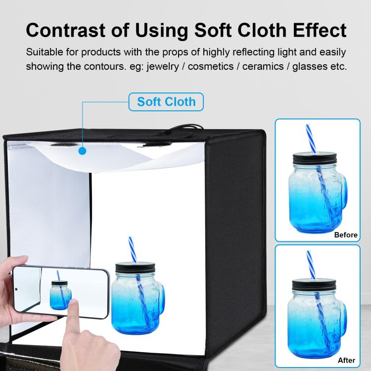 Световой короб для фотостудии 60 x 60 x 60 см