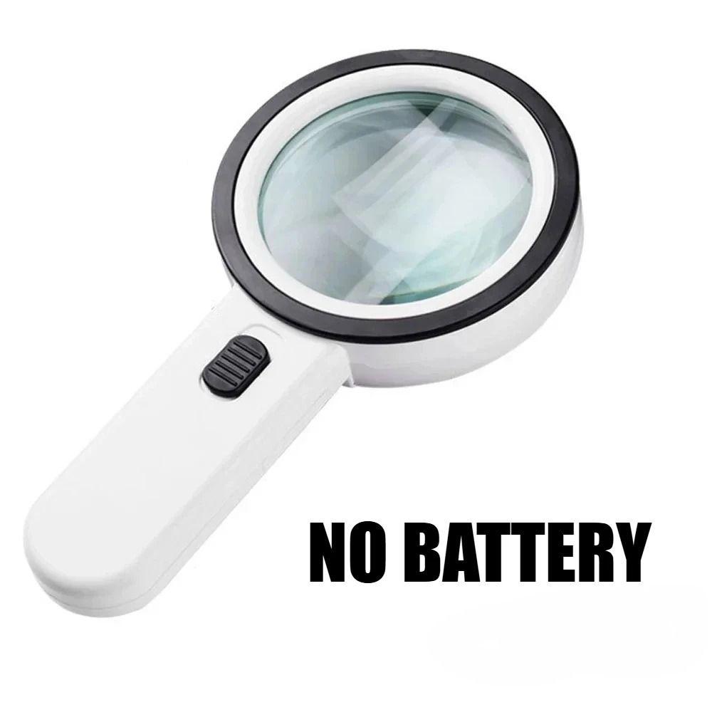 Illumination Lighted Magnifying Glass LED Light Illuminated Magnifier Seniors Reading