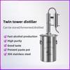 304 Stainless Steel Alcohol Distiller Large Capacity Homemade Essential Oil Machine Household DIY Brewing Equipment