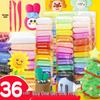 Набор глины 36 цветов: 12 баночек самодельного пластилина + 24 баночки космического пластилина для детей