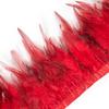 1M 5M 10Meters Dyed Colorful Rooster Chicken Feathers Trim 8-12CM Soft Plumes Ribbon Fringe for Wedding Dress Sewing Decoration