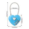 Password Lock Combination Padlock Luggage Travel Lock Heart Shape Padlock TSA Customs Code Lock