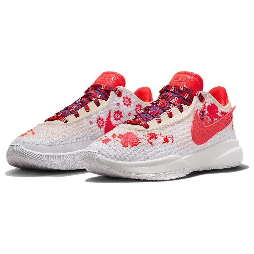 Кроссовки унисекс Mimi Plange x Nike LeBron 20 Premium EP Ceremony Оранжевый/Гуава-лёд/Ярко-малиновый FJ0724-801