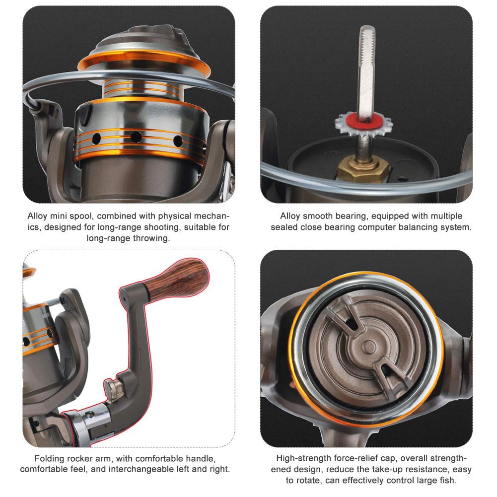 Портативная цельнометаллическая прочная 13+1BB подшипник мини-спиннинговая катушка для морской рыбалки спиннинговая катушка рыболовные снасти аксессуары (Мини 150)