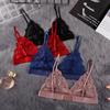 Sexy Lace Bra Panties Sets Ultra Thin Deep V Women Sexy Lingerie Bra Set