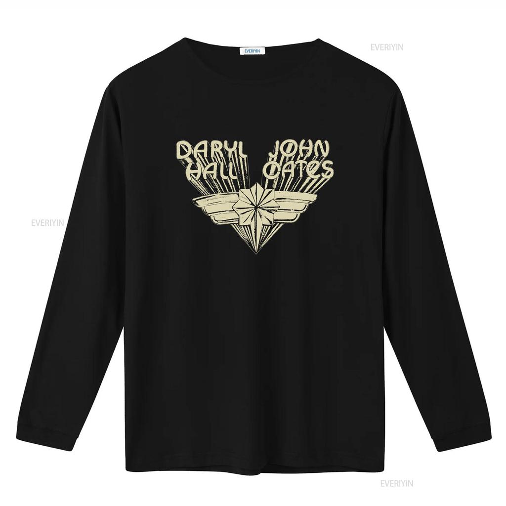 Футболка Hall And Oates Big Bam Boom Черная Унисекс S 5xl Cc3841 Винтажная Стирка Универсальная Графическая Удобная Дышащая Немного