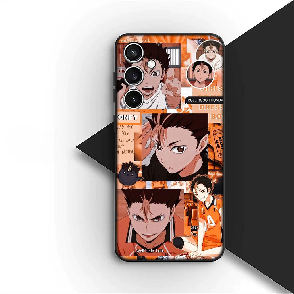 Cover for Samsung Galaxy S10 S8 S9 Plus A33 A34 A31 70 A71 A72 Note 20 9 8 S10E Phone Case Toru Oikawa Haikyuu Hinata Shoyo