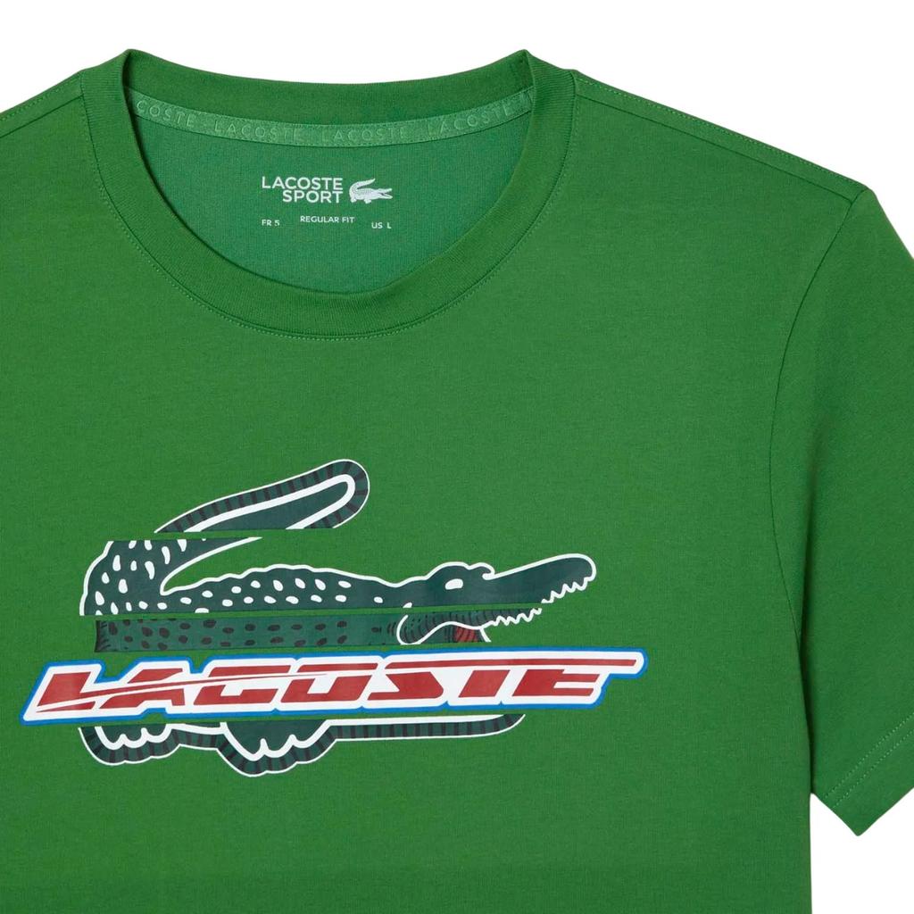 Lacoste Mens Quick Dry Crew Neck T-Shirt