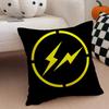 Lightning FFragment DDesign Cushion Cover Throw Pillow Cover Hidden Button Durable Polyester Chair Cushion