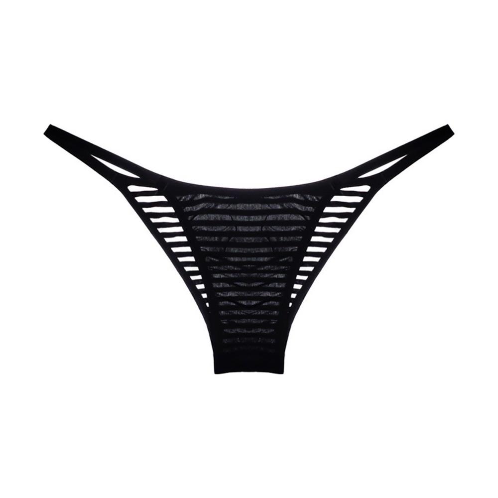 Womens See Through Mini Thongs Lace Mesh Sheer G-String Ultra-thin Panties