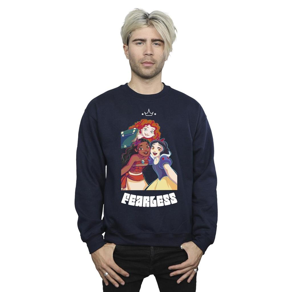 Disney Mens Princess Fearless Sweatshirt