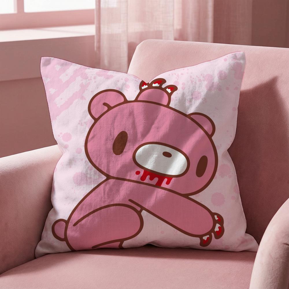 Мультяшная наволочка G-Gloomy Bear для подушки, многоцелевая, для дома и автомобиля - Двусторонняя, мягкая и прочная для ежедневного использования