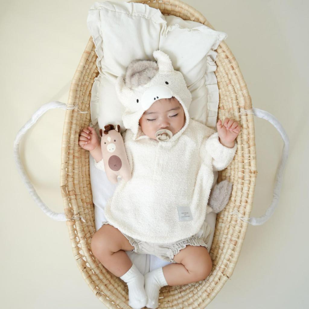 Mokumoff 2026 Zodiac Cape, Poncho, Coat, Cloak, Baby, 622-650012, White