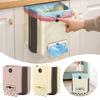 Plastic Hanging Trash Can Foldable Wall Mounted Garbage Can New Kitchen Compost Bin  Cabinet Door