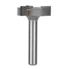 T Type Router Bit 45# Carbon Steel 3Flute with Alloy Cutter Head 6mm Shank Woodworking Tool6mm
