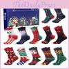 Christmas Advent Calendar Socks For Children And Teens With Soft Cotton Fabric For Holiday Fun