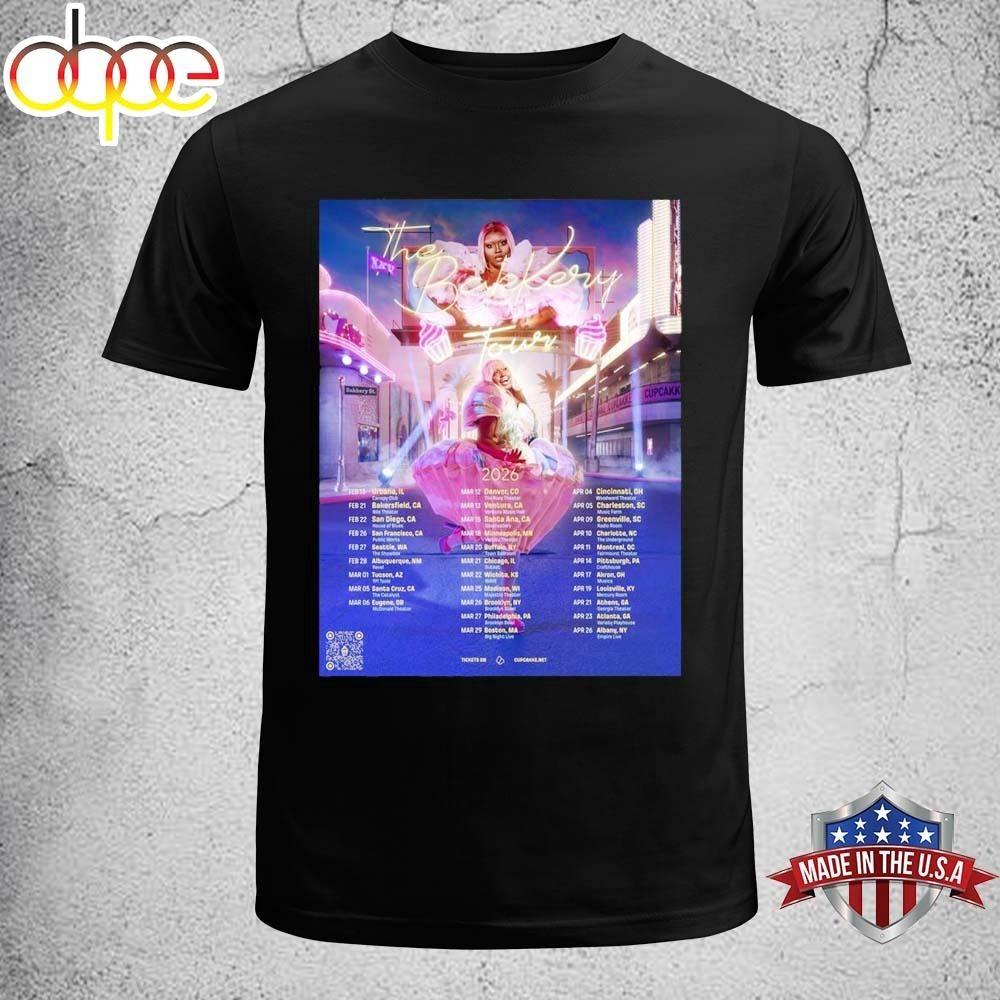 CupcakKe The BakKery Tour 2026 Unisex T-Shirt