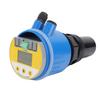 Ultrasonic Level Meter LCD Digital Liquid Water Sensor DC24V LED Display 4 20mA Analog Output 666RP Blue 0 10M