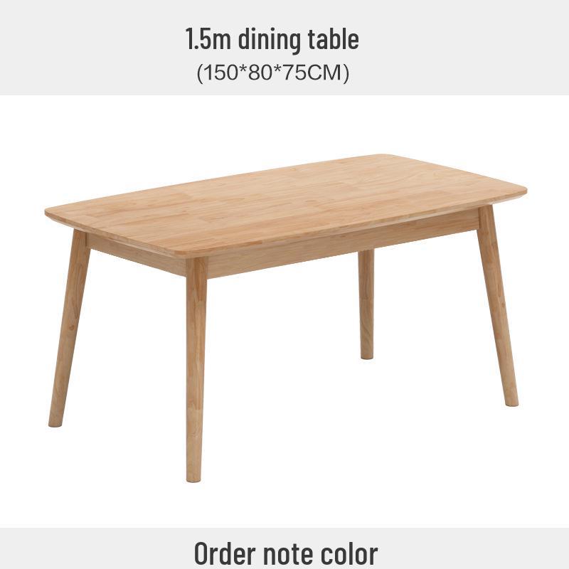 Комплект обеденного стола из скандинавского дуба - стиль бревна для дома, маленькой квартиры, ресторана или гостевого дома. Квадратный стол из массива дерева со стульями.