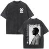 Винтажные стираные футболки рэпера Damso Beyah Tour 2026 Мужская Женская Одежда Повседневная Мода Хип-Хоп Футболки с коротким рукавом Уличная одежда