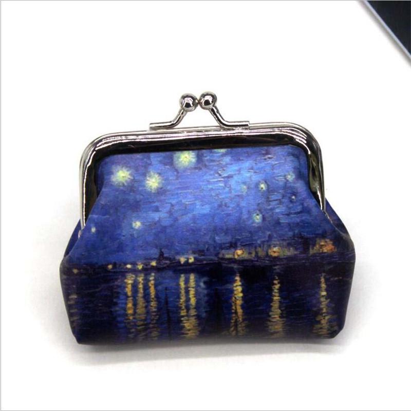 Cartoon Flower PU Leather Coin Purses Women Hasp Small Wallets Kids Girls Boys Cute Unicorn Retro Mini Change Purse Lady Pocket